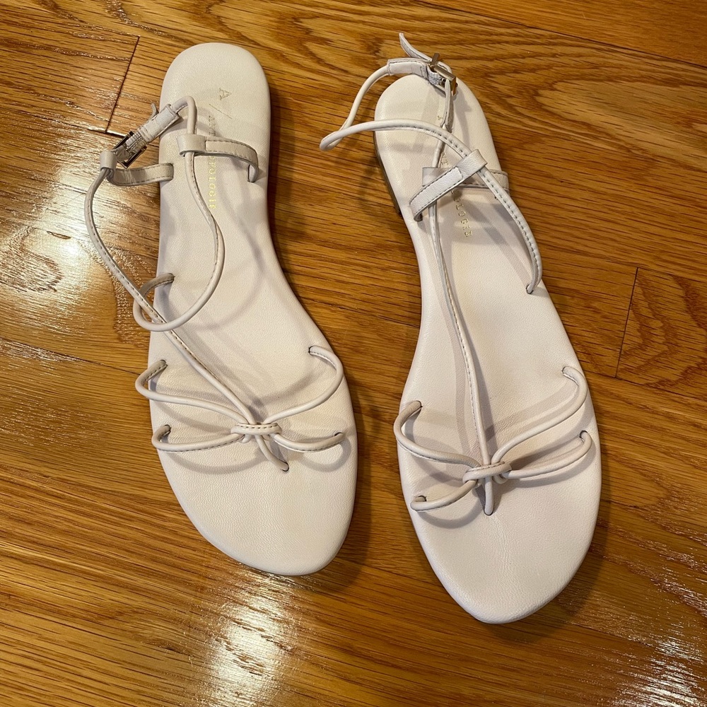 Anthropologie daydream strappy sandals in blush